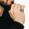 Anello Bugnato in Argento 925 - immagine 5