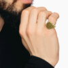 Anello Bugnato in Bronzo con Interno in Argento 925 - immagine 5