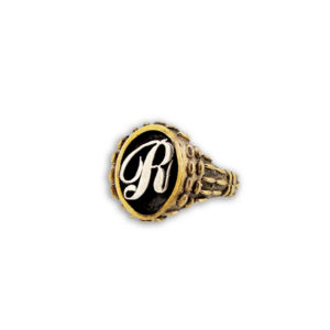 anello iniziale a rilievo mandorlato