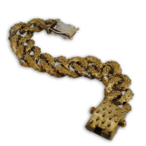 bracciale mandorlato in bronzo