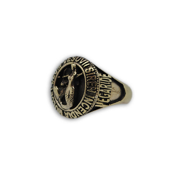Anello Sirena "Megaride" in Bronzo e Argento 925 - immagine 2