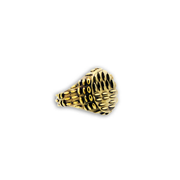 Anello Ovale  Mandorlato in Bronzo e Argento 925 - immagine 3