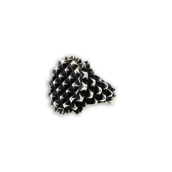 Anello Bugnato in Argento 925 - immagine 2