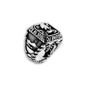 Anello San Gennaro Borbonico in Argento