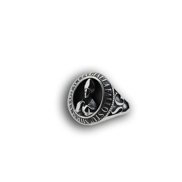 Anello Celebrativo San Gennaro in Argento 925 - immagine 2