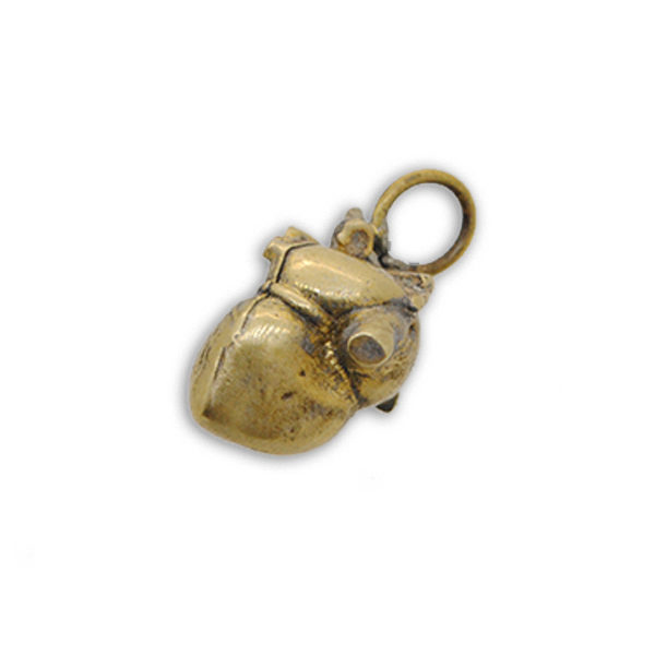 Pendente 3D "Cuore Organico" in Bronzo - immagine 2