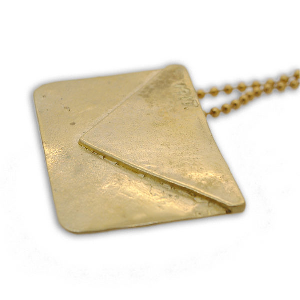 Pendente "Busta da Lettera" in Argento 925 o Bronzo con Catenina - immagine 4
