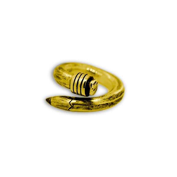 Anello "Matita" in Argento 925 / Bronzo - immagine 3