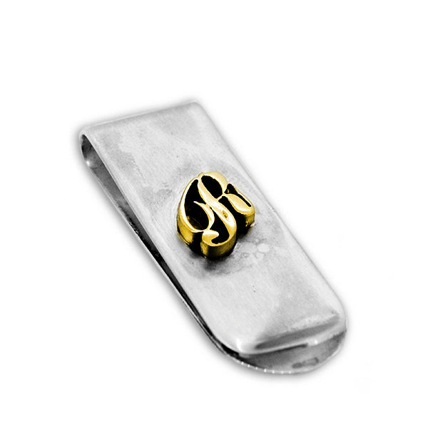 Fermasoldi in Argento 925 con iniziale in Bronzo o Argento - immagine 2