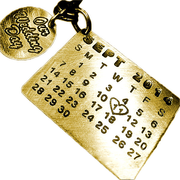 Pendente Calendario Speciale in Argento 925 o Bronzo - immagine 6
