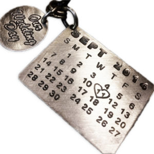 Pendente Calendario Speciale in Argento 925 o Bronzo