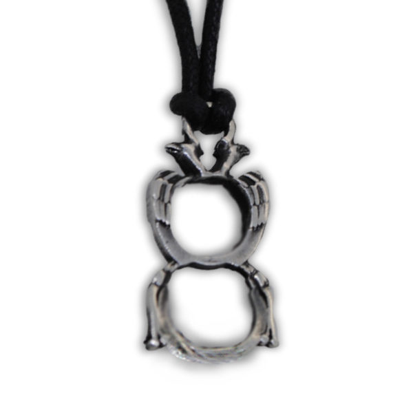 mattana design-dnapoli-pendente-asso-denari-argento