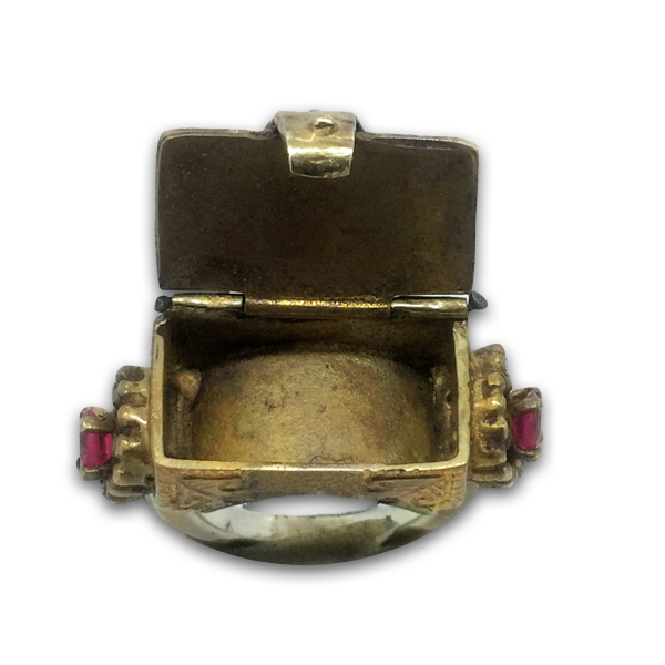 Anello Vintage Secrete' in Bronzo e Argento925 - immagine 3