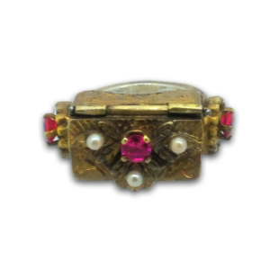 mattana design-anello-vintage-secrete-bronzo