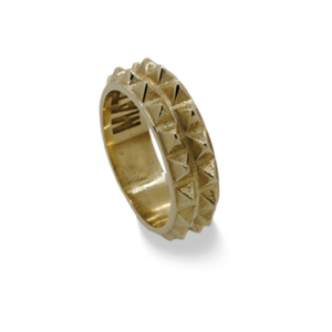 Bronze and 925 Sterling Silver Bugnato Wedding Ring