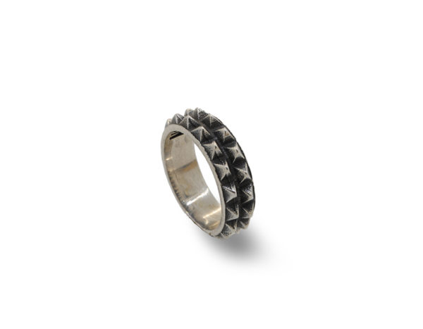925 Sterling Silver Bugnato Wedding Band