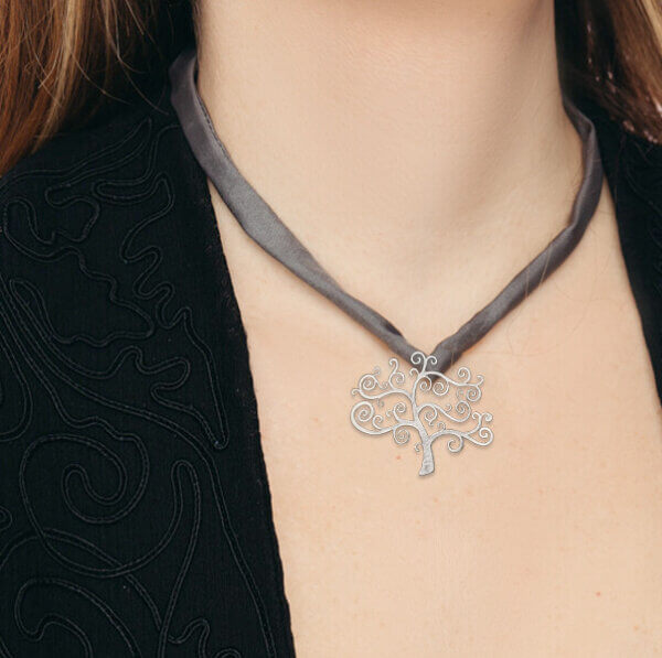 Pendente "Albero della Vita" in Argento 925 - immagine 8