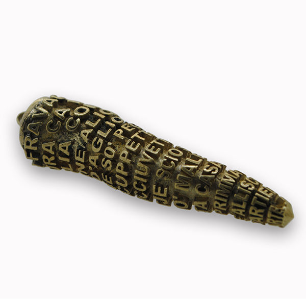 Corno Scaramantico Mattacorno in Bronzo - immagine 9