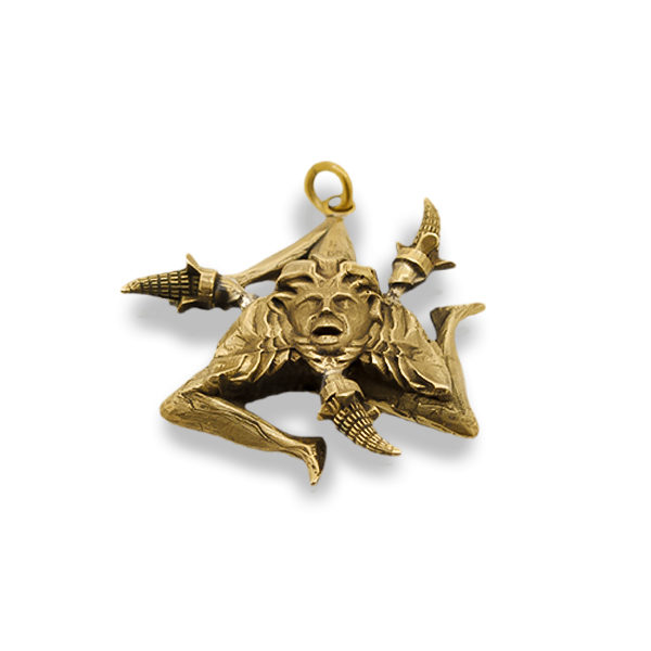 Pendente Trinacria Siciliana in Bronzo - immagine 7