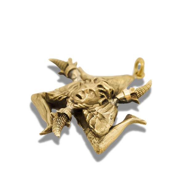 Pendente Trinacria Siciliana in Bronzo - immagine 6