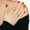 Fedina grezza in Bronzo e Argento 925 - immagine 3