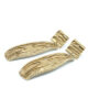 mattana design orecchini drappo bronzo
