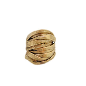 anello artigianale fasciato-bronzo napoli