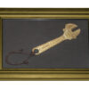 mattana design chiave dell'arco cornice oro