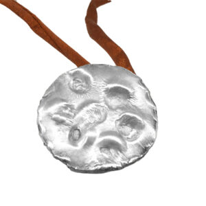 mattana design pendente luna argento