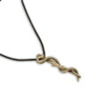 mattana design simbolo caduceo ciondolo bronzo