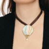 Pendente Mongolfiera Smaltata in Bronzo - immagine 10