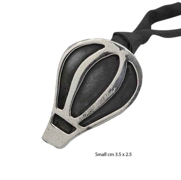 Pendente Mongolfiera in Argento 925 Brunito - immagine 4