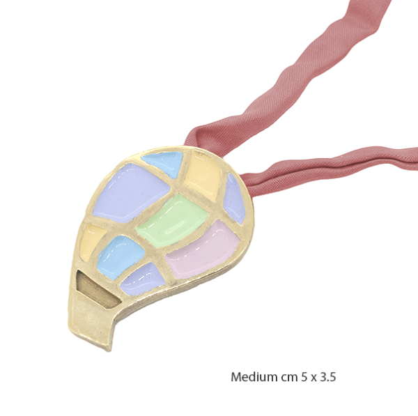 Pendente Mongolfiera Smaltata in Bronzo - immagine 5
