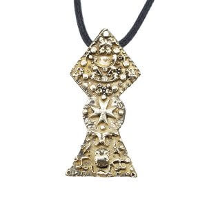 Pendente San Gennaro Deco Bronzo