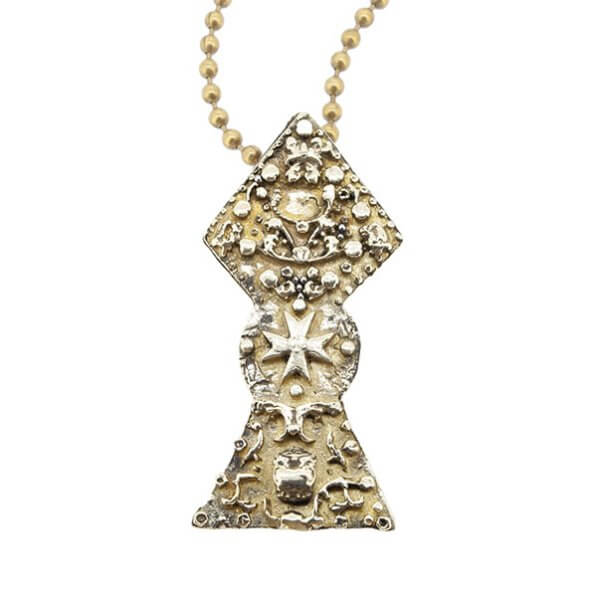 Pendente San Gennaro Deco Bronzo - immagine 2
