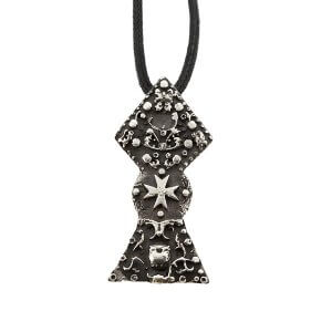 Pendente San Gennaro Deco Argento