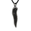Corno Bugnato in Argento 925