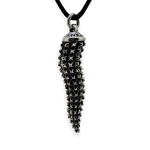 Corno Bugnato in Argento 925