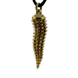 Corno Bugnato in Bronzo